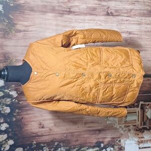 NWT St John's Bay orange all weather coat, with pockets.